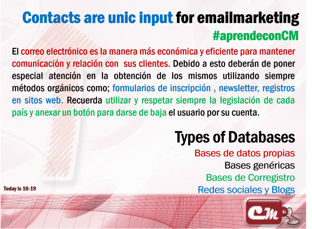 Types of Databases
Bases de datos propias
Bases genéricas
Bases de Corregistro
Redes sociales y Blogs
